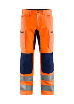 Blaklader High Vis Werkbroek Met Stretch miniatuur