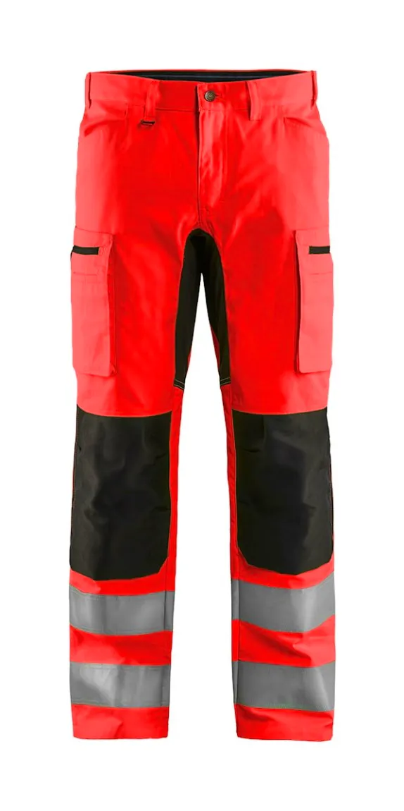 Hohe Sichtbarkeit Rot/Schwarz