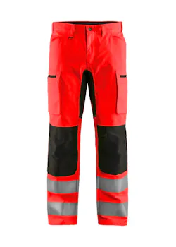 Blaklader High Vis Werkbroek Met Stretch miniatuur