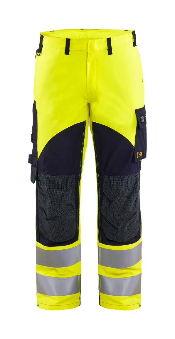 High Vis Gelb/Marineblau