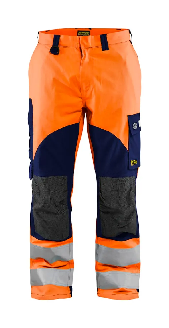High Vis Orange/Marineblau