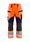 High Vis Oranje/Marineblauw