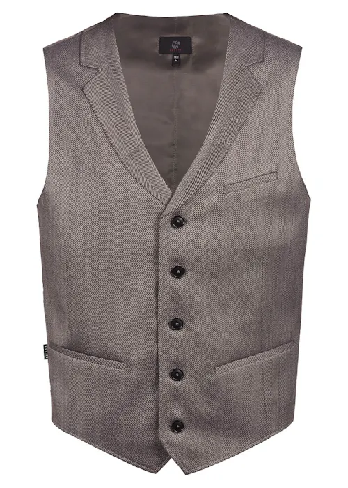 Greiff RF 1617 Gilet Service Regular Fit Bambou Gastro