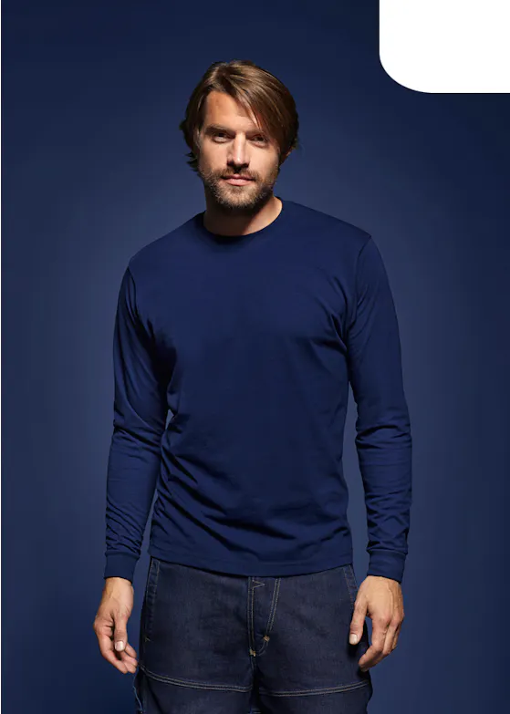 BP® 1620/171 Langarm‑T-Shirts Regular Fit