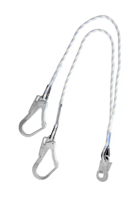 AllRisk Haltesseil Restraint, White, Forked, XL