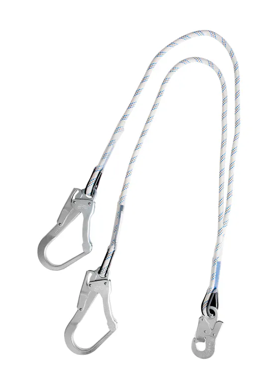 AllRisk Haltesseil Restraint, White, Forked, XL