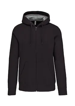 Kariban K444 sweat-shirt à capuche zippé coupe standard Regular Fit thumbnail (vignette)