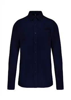 Kariban Poplin K541 Overhemd Lange Mouwen Regular Fit miniatuur