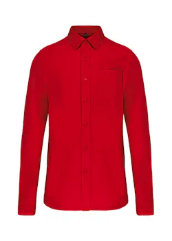 Kariban Poplin K541 Overhemd Lange Mouwen Regular Fit miniatuur