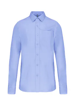 Kariban Poplin K541 Overhemd Lange Mouwen Regular Fit miniatuur