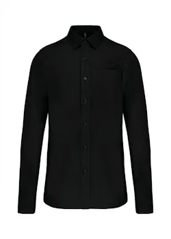 Kariban Poplin K541 Overhemd Lange Mouwen Regular Fit miniatuur