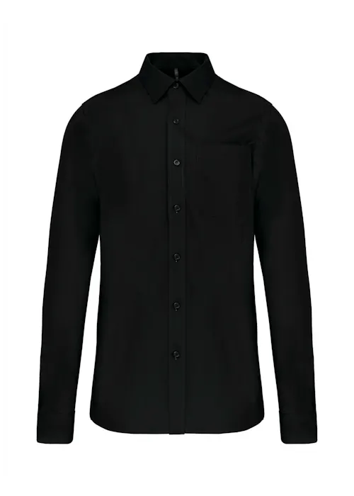 Kariban Poplin K541 Overhemd Lange Mouwen Regular Fit
