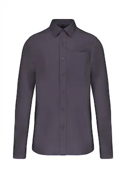 Kariban Poplin K541 Overhemd Lange Mouwen Regular Fit miniatuur
