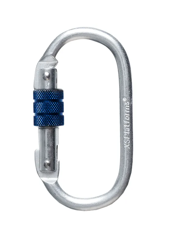 AllRisk Screw-lock Carabiner, Steel