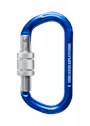 AllRisk Screw-locking Carabiner, Blue Aluminum Vorschaubild