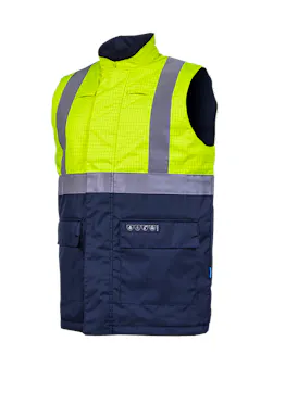 Sioen Bravone 1666 Bodywarmer Antistatisch Vlamvertragend Winddicht Waterafstotend