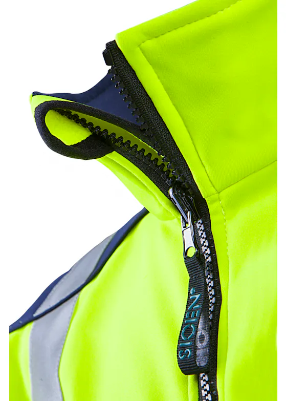 Sioen Warnschutz-Softshelljacke mit abnehmbaren Ärmeln: Drayton 167AA2TU2