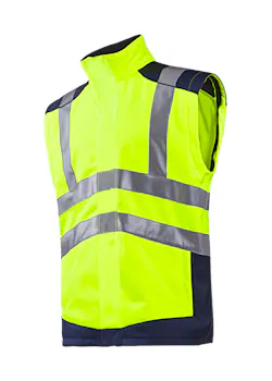 Sioen Signalisatie Softshell Jas met Uitritsbare Mouwen Drayton 167AA2TU2 miniatuur