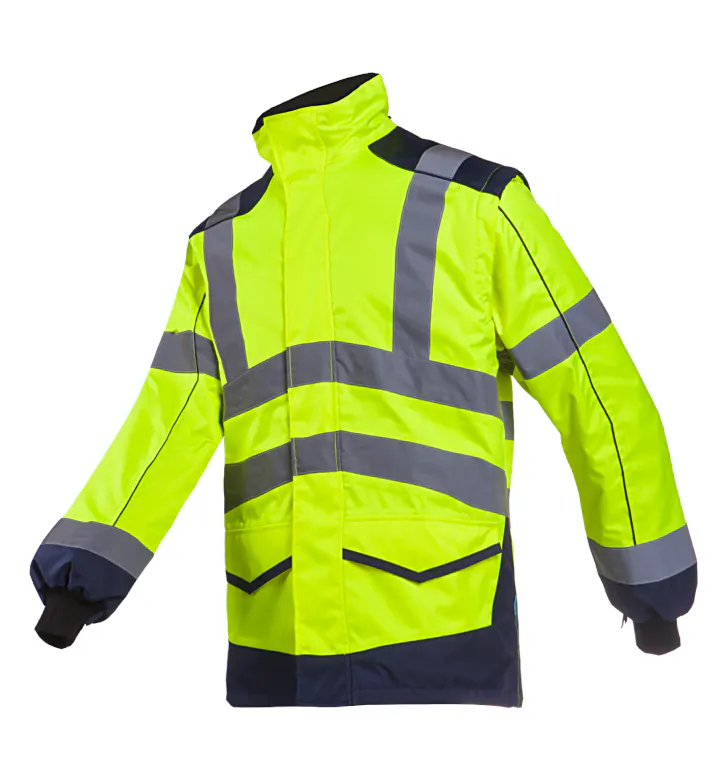 Fluo Gelb/Marineblau