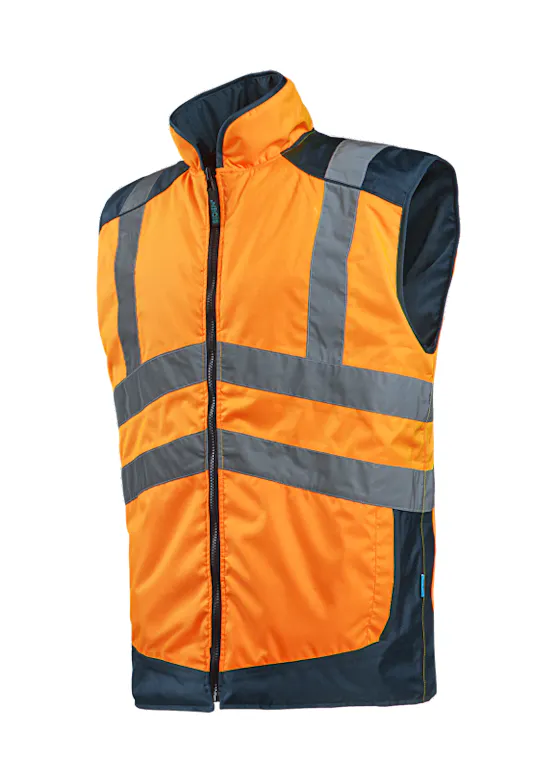 Sioen Burton 169AA2EU1 Weste, wendbar, reflektierend