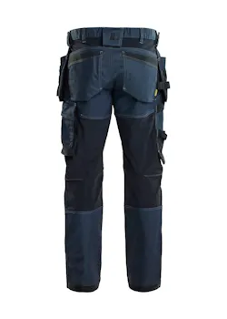 Blaklader 1750 Denim-Stretch-Werkhose mit Werkzeug-Nähtaschen thumbnail