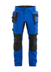 Korenblauw/zwart