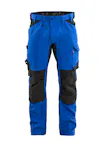 Korenblauw/zwart
