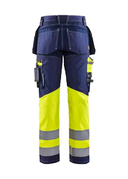 Blaklader High Vis Werkbroek Met stretch 1794 miniatuur