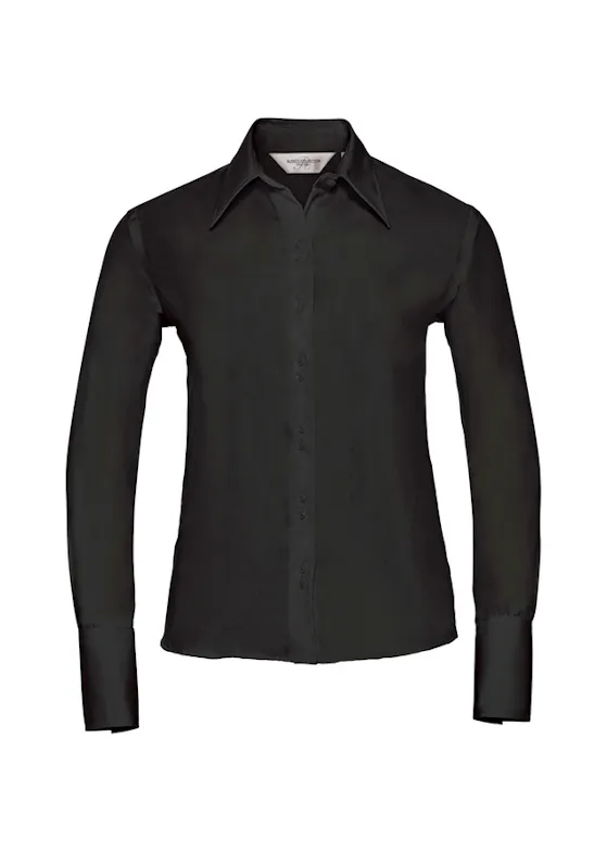 Russell Z956F Ultimate Non-⁠Iron Shirt Long Sleeve Tailored Regular Fit Ladies