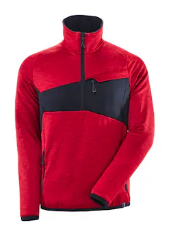 Mascot Accelerate 18003 Fleece Trui Korte Rits Regular Fit miniatuur