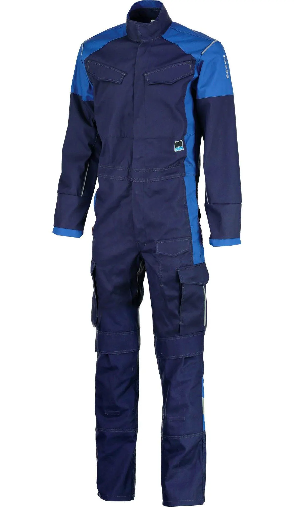 Donkerblauw/korenblauw