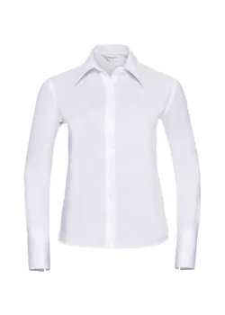 Russell Z956F Ultimate Non-⁠Iron Shirt Long Sleeve Tailored Regular Fit Ladies miniatuur