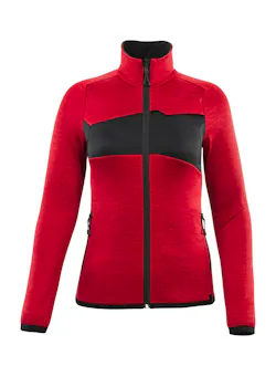 Mascot Accelerate 18153 Fleecetrui Rits Reflecterend Regular Fit Dames miniatuur