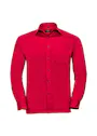 Russell Z934 Classic Polycotton Poplin Shirt Long Sleeve Regular Fit miniatuur