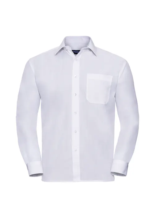 Russell Z934 Classic Polycotton Poplin Shirt Long Sleeve Regular Fit