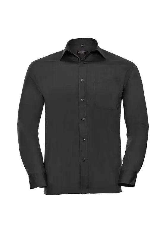 Russell Z934 Classic Polycotton Poplin Shirt Long Sleeve Regular Fit