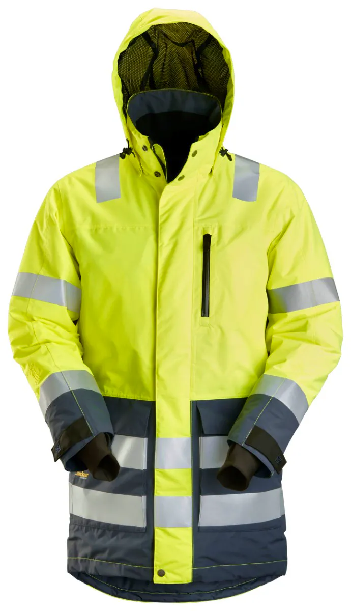 High Vis Gelb/Marineblau