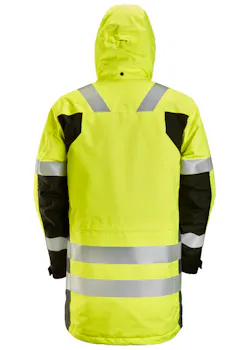 Snickers "AllroundWork, High-Vis Waterproof Parka, KL 3" 1830 miniatuur
