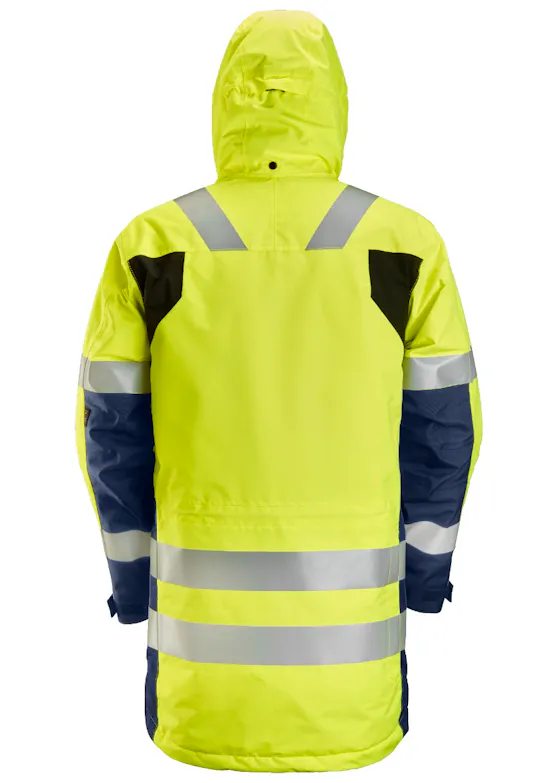 Snickers "AllroundWork High-Vis Waterproof Parka, KL 3" 1830