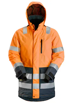 Snickers "AllroundWork, High-Vis Waterproof Parka, KL 3" 1830 miniatuur