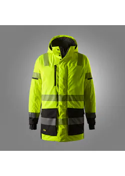 Snickers Workwear 1831 High-Vis Waterdichte Stretch Parka, Klasse 3 miniatuur