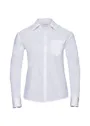 Russell Z936F Classic Pure Cotton Poplin Shirt Long Sleeve Regular Fit Dames miniatuur