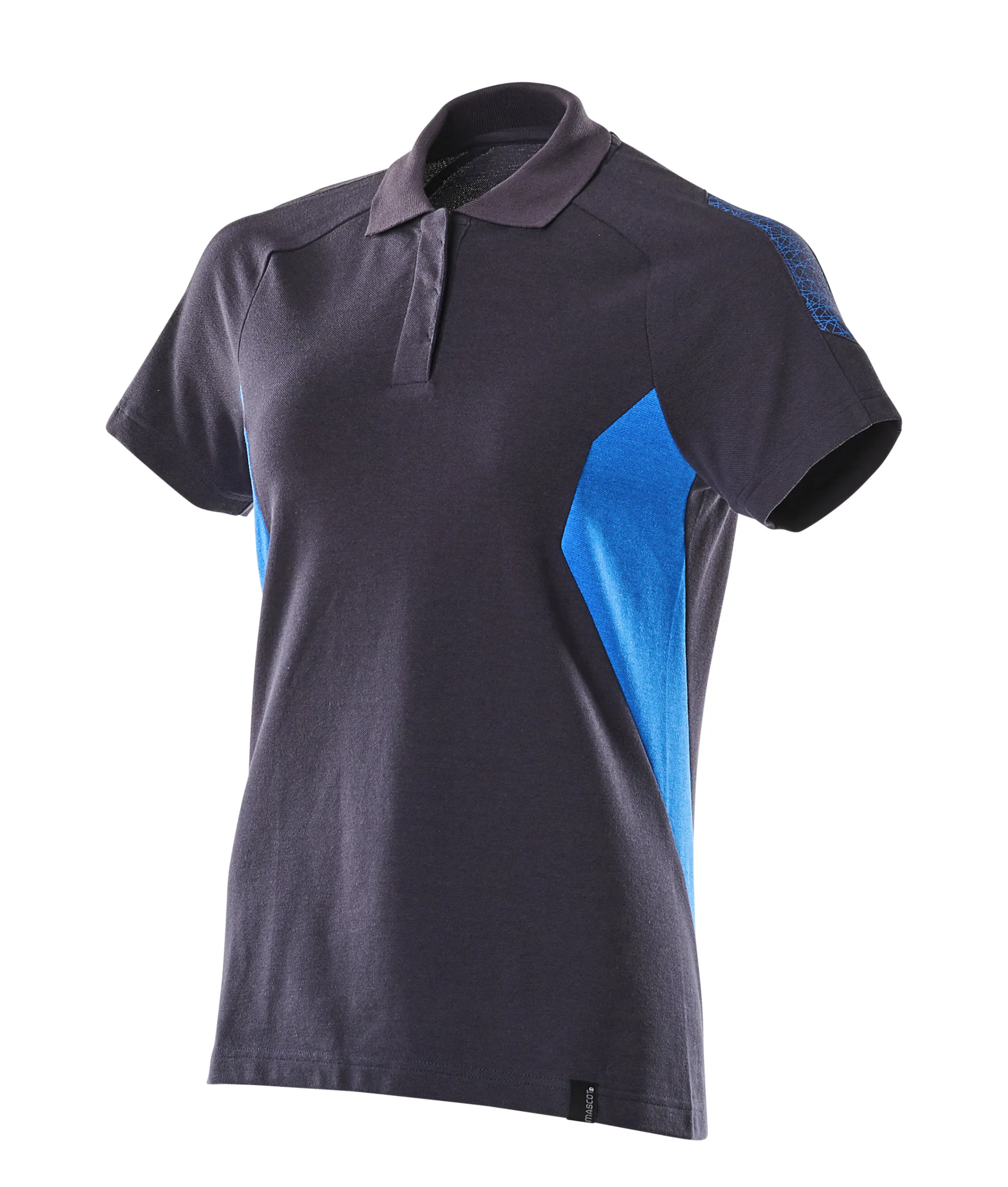 dark navy/azure blue