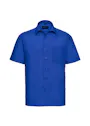 Russell Z935 Classic Polycotton Poplin Shirt Short Sleeve Regular Fit miniatuur