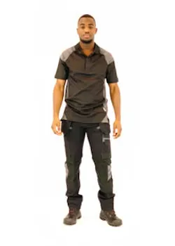 Fristads Green 300509 Heavy Poloshirt 7047 GPM UV-Bescherming Skarup miniatuur
