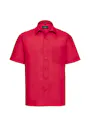 Russell Z935 Classic Polycotton Poplin Shirt Short Sleeve Regular Fit miniatuur