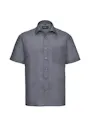 Russell Z935 Classic Polycotton Poplin Shirt Short Sleeve Regular Fit miniatuur