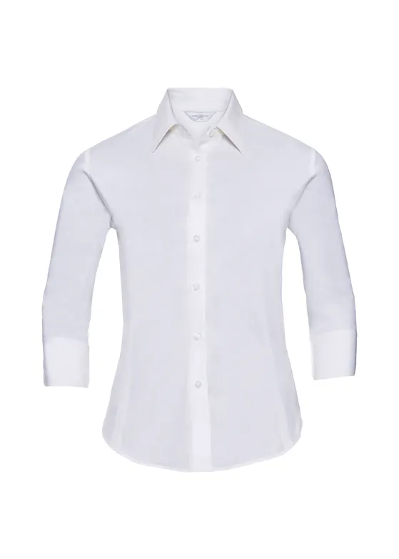 Russell Z946F Shirt 3/4 Sleeve Stretch Slim Fit Dames