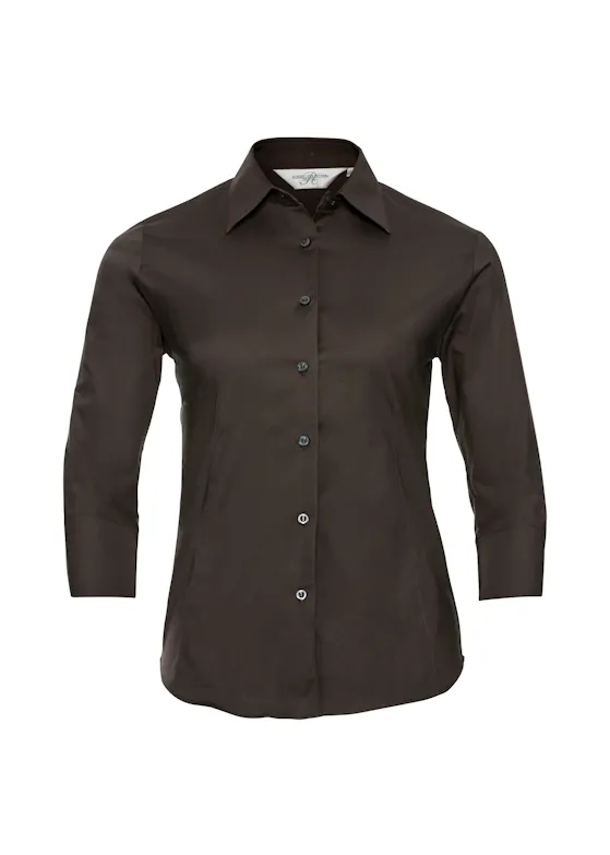 Russell Z946F Shirt 3/4 Sleeve Stretch Slim Fit Dames