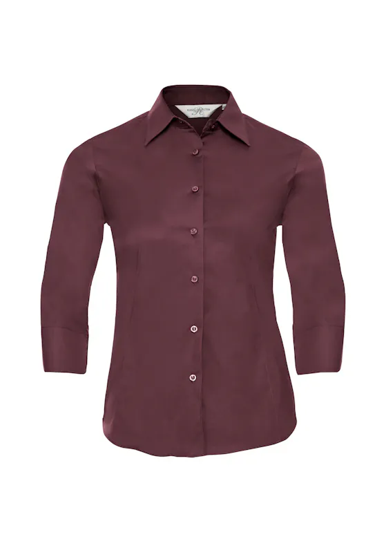 Russell Z946F Shirt 3/4 Sleeve Stretch Slim Fit Dames